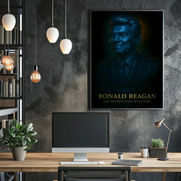 Ronald Reagan Vintage Poster Wall Art PosterGoat
