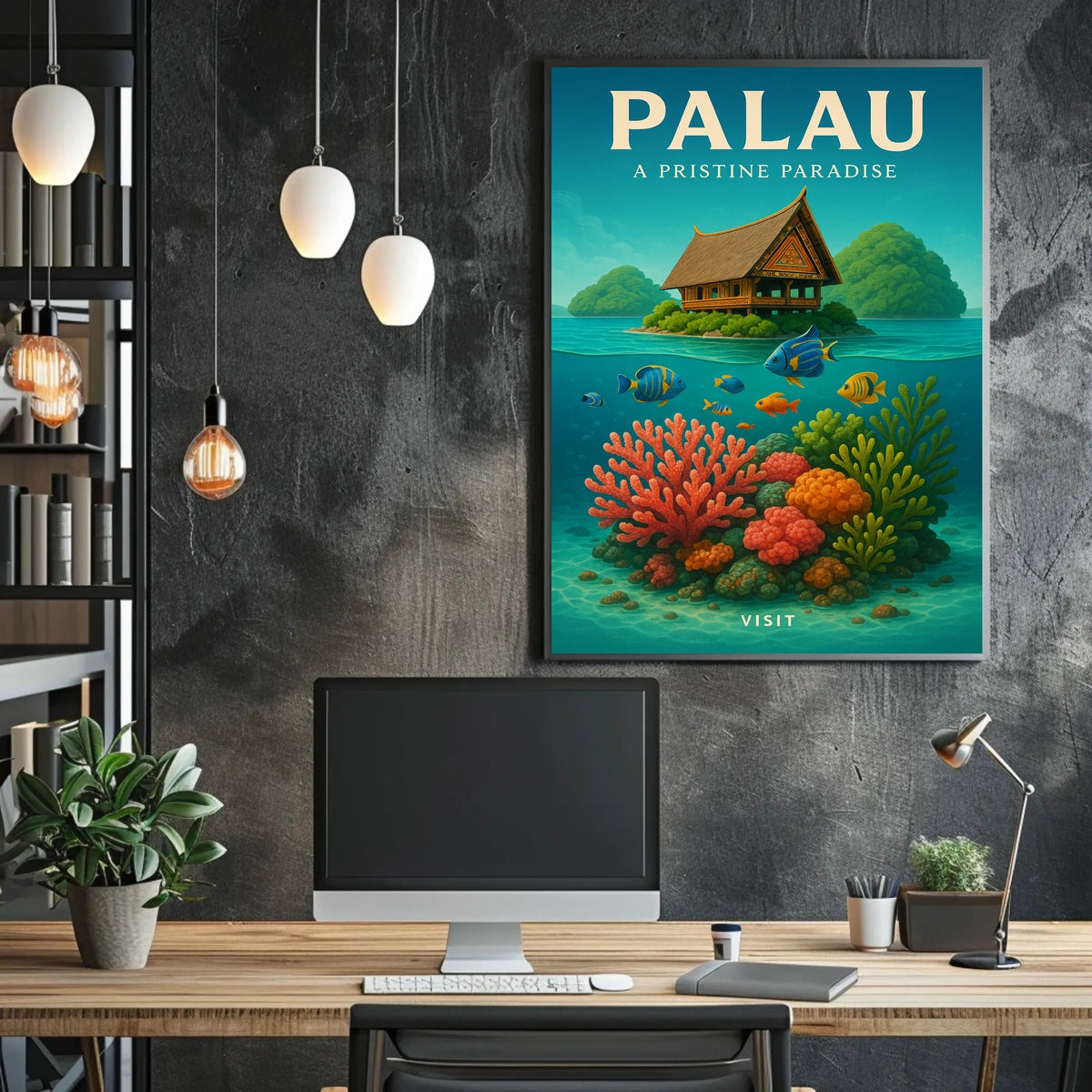 Palau A Pristine Paradise Poster
