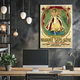 Madame Sans-Gêne Historical Theatre Art Poster