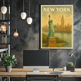 New York Cityscape Poster