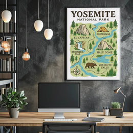 Explore Yosemite National Park Poster PosterGoat