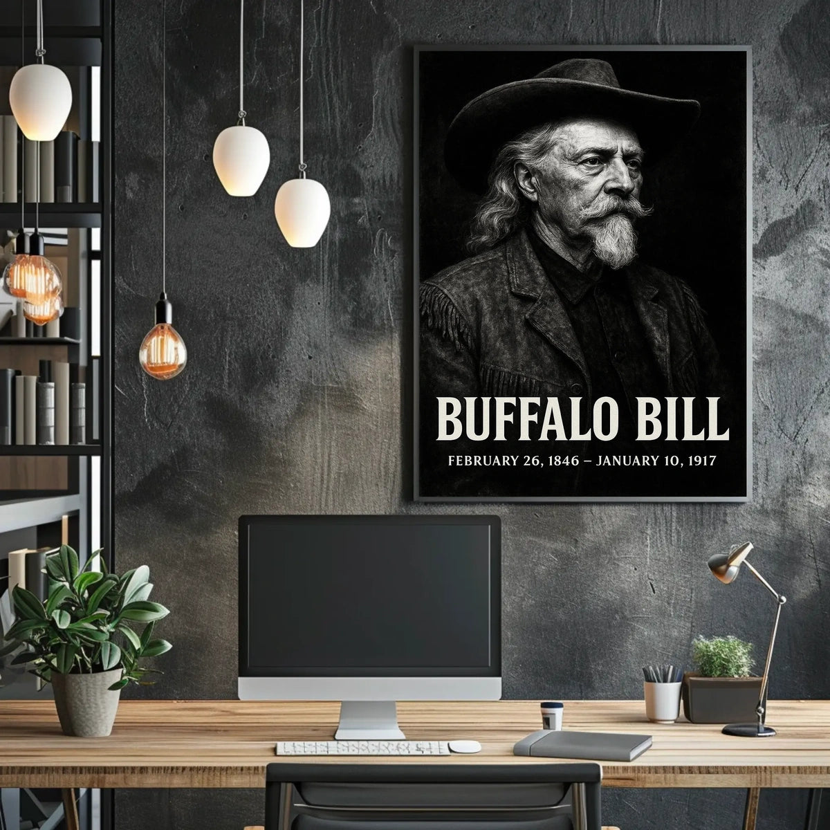 Buffalo Bill Heritage Art Print - Cultural or Heritage Poster
