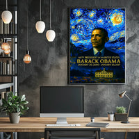 Barack Obama 44th President of the United States Presidential Masterpiece Series Poster