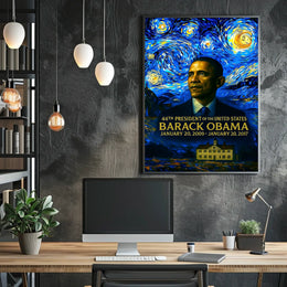 Barack Obama 44th President of the United States Presidential Masterpiece Series Poster