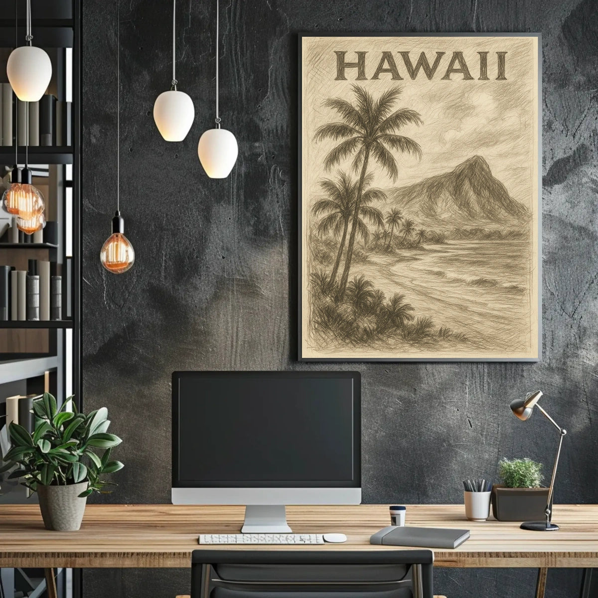 Hawaii Tropical Paradise Poster