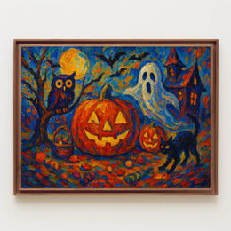 Halloween Night Spectacle Poster