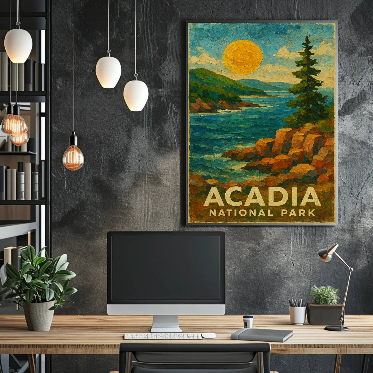 Acadia National Park Scenic Wanderlust Poster