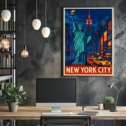 Eclectic Abstract Art Poster For Modern Interiors Bold
