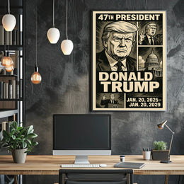 Donald Trump 47th President Poster