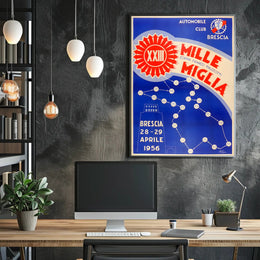 Mille Miglia XXIII Poster