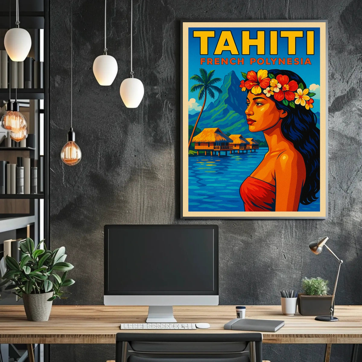 Tahiti French Polynesia Poster