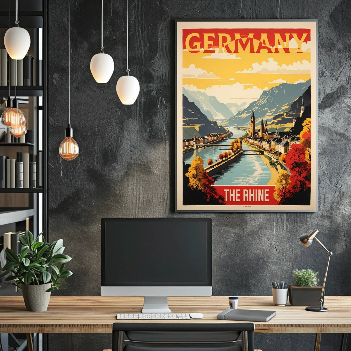 Germany The Rhine Poster