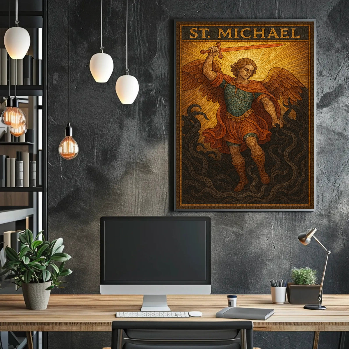 Archangel Michael Art poster