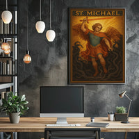 Archangel Michael Art poster