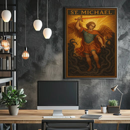 Archangel Michael Art poster