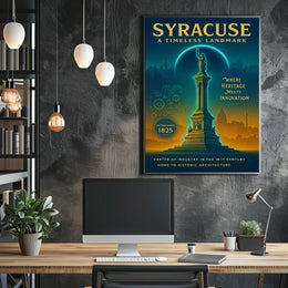 Syracuse A Timeless Landmark Poster