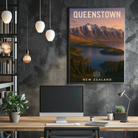 Queenstown, New Zealand Poster PosterGoat