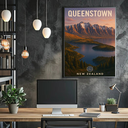 Queenstown, New Zealand Poster PosterGoat