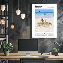 Boracay Beach Paradise Travel Poster PosterGoat