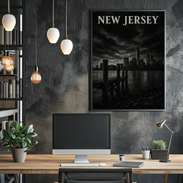 New Jersey Skyline Poster