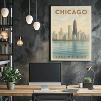 Chicago Skyline Poster