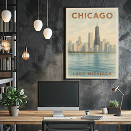 Chicago Skyline Poster