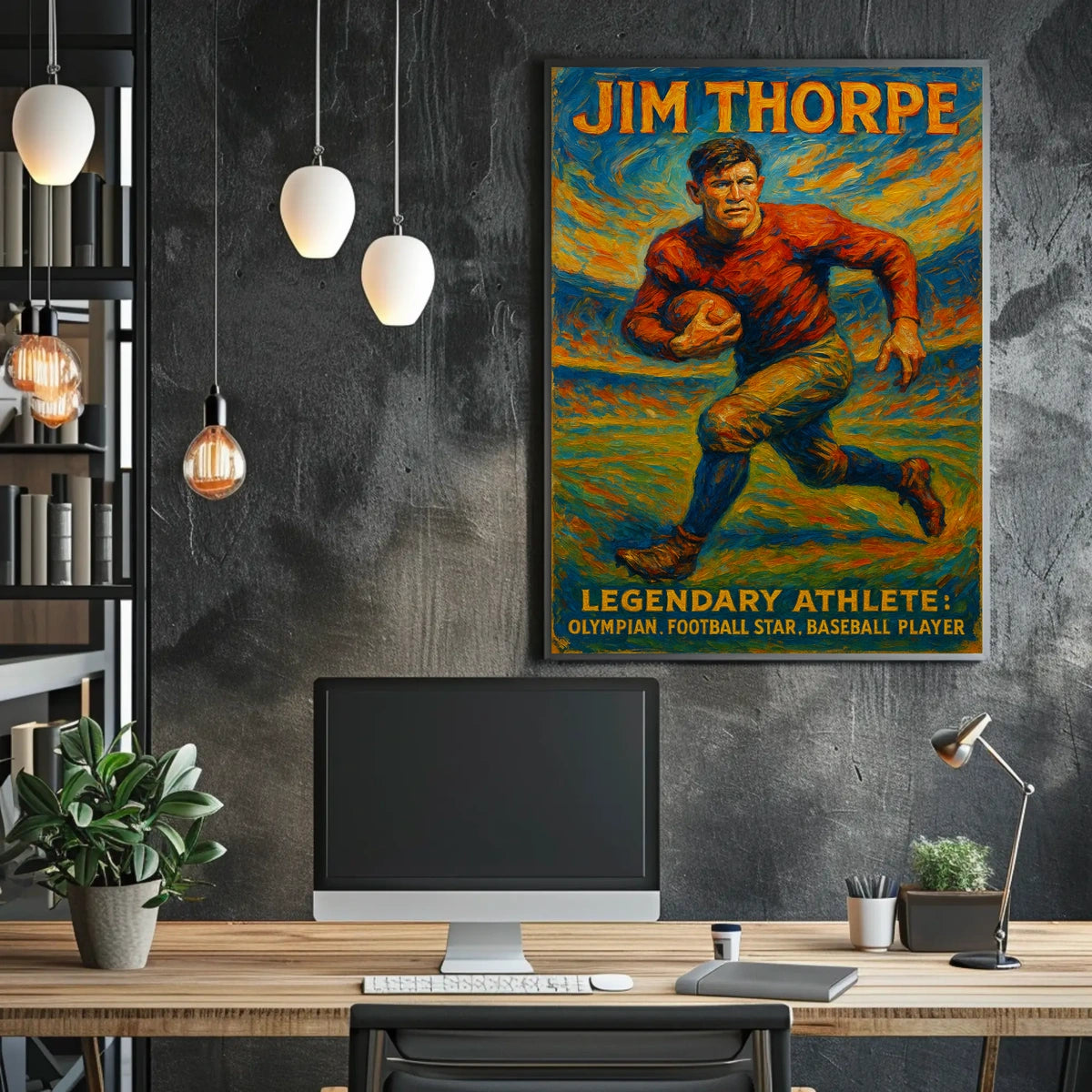 Jim Thorpe Legendary Athlete Jim Thorpe Poster