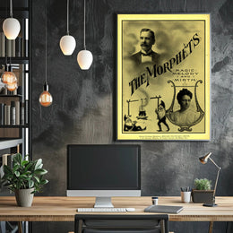 The Morphets Vintage Magic Show Cultural Poster