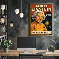 Albert Einstein Theory Of Relativity Poster