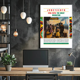 The Great Migration: Vintage Cultural Heritage Poster