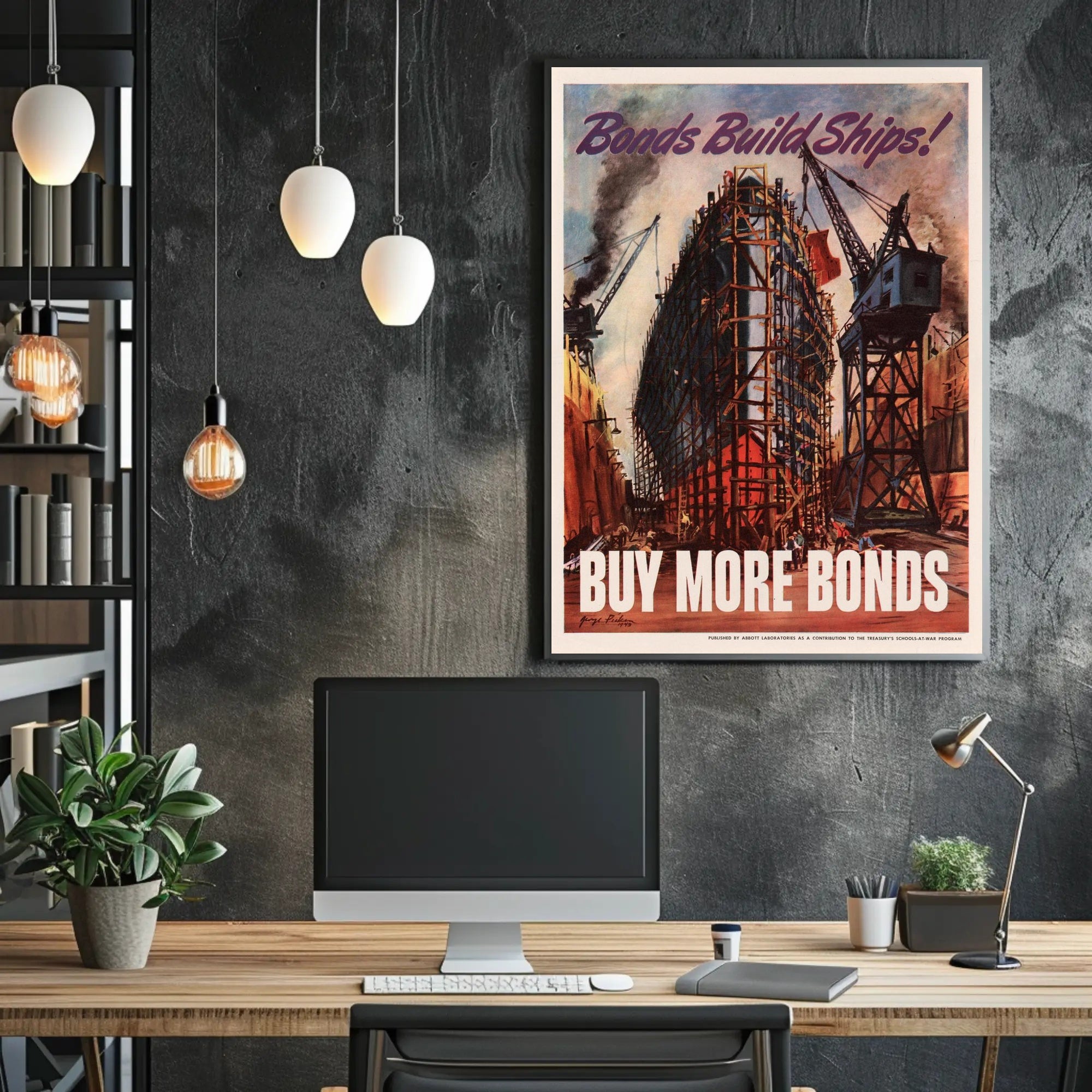 Bonds Build Ships! Poster PosterGoat