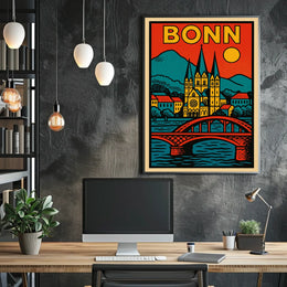 Bonn Cityscape Poster