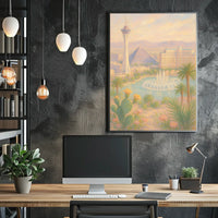 Serene Las Vegas Landscape Poster