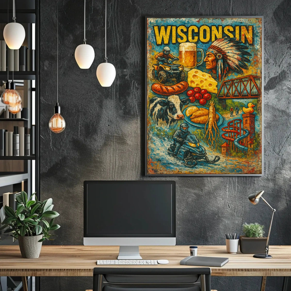 Discover Wisconsin Poster