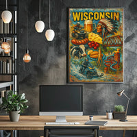 Discover Wisconsin Poster