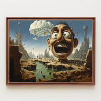 Surreal Whimsical Apocalyptic Scene Abstract or Artistic Poster