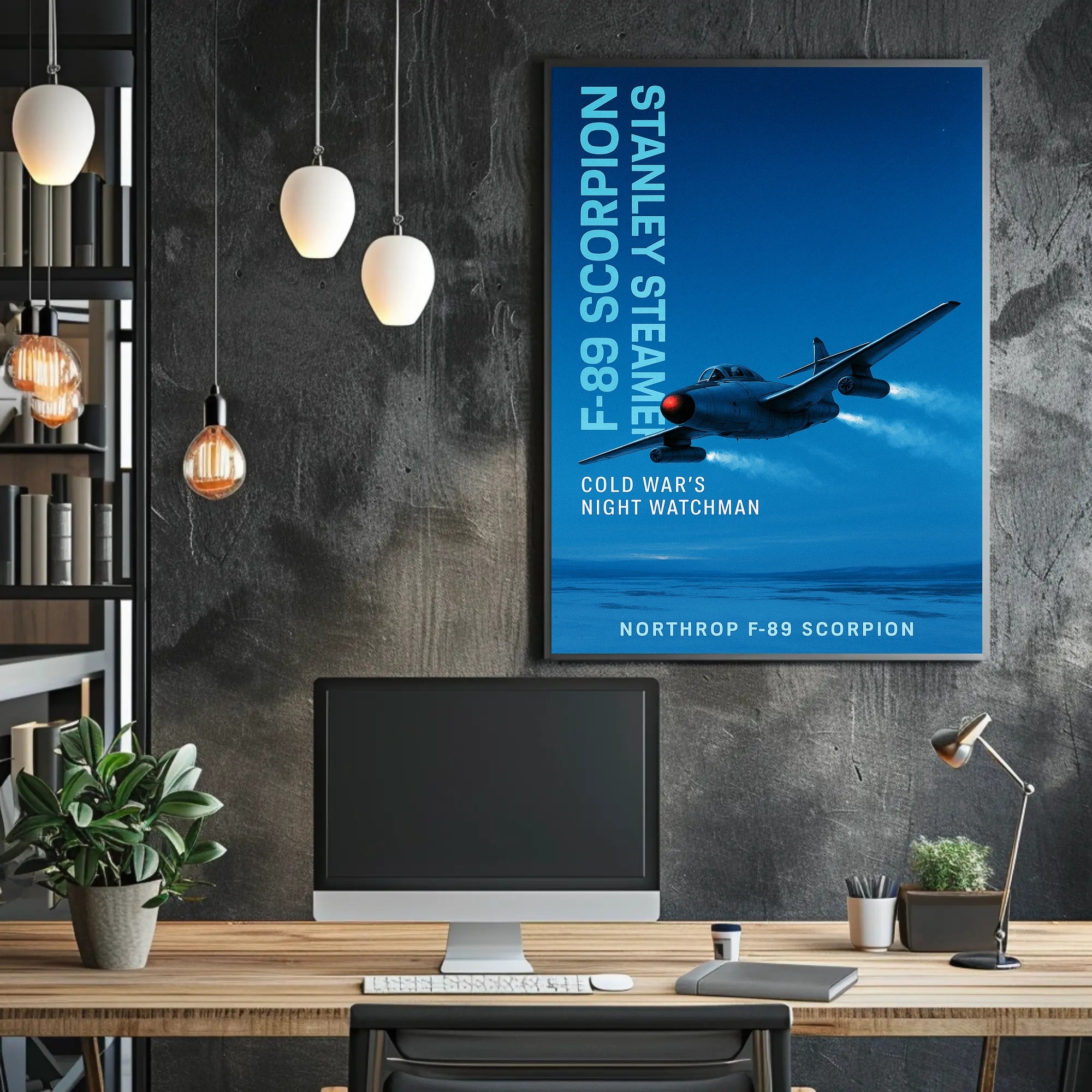 Northrop F-89 Scorpion Cold War's Night Watchman Poster PosterGoat