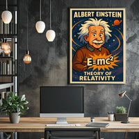 Albert Einstein Theory Of Relativity Poster