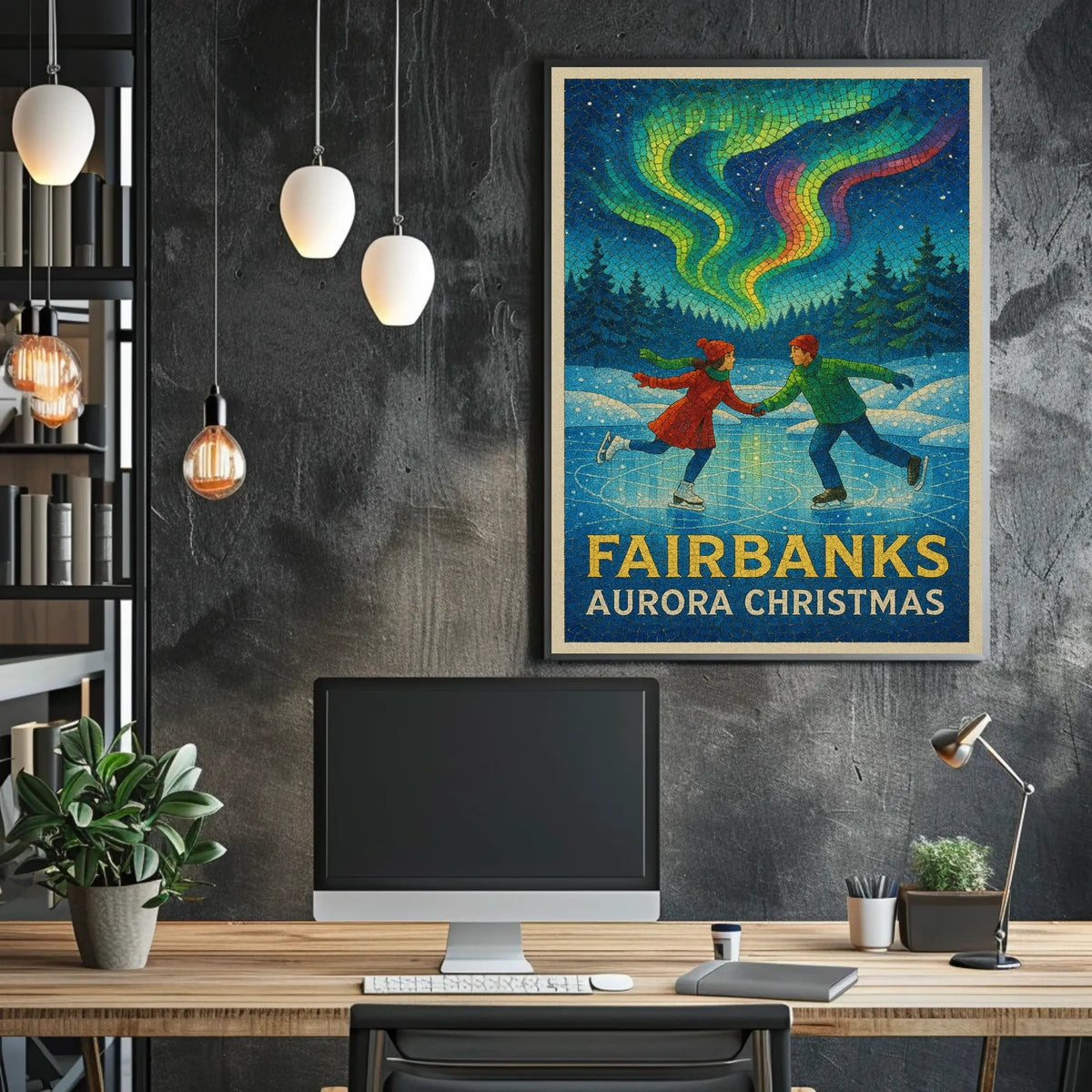 Fairbanks Aurora Poster