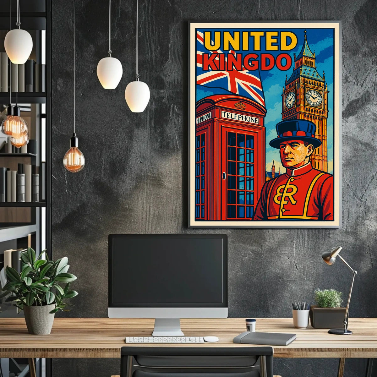 Iconic United Kingdom Poster