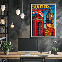 Iconic United Kingdom Poster