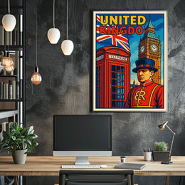 Iconic United Kingdom Poster