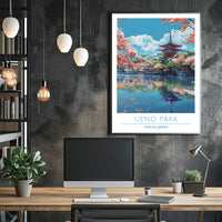 Tranquil Beauty of Ueno Park Poster
