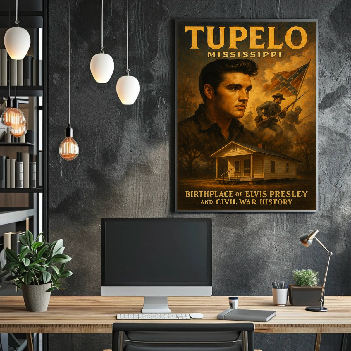 Tupelo, Mississippi Birthplace Of Poster