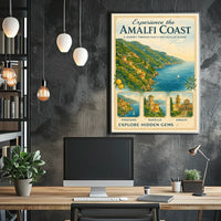 Amalfi Coast Travel Adventure Poster