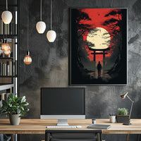 Journey Through The Torii Gate Poster PosterGoat