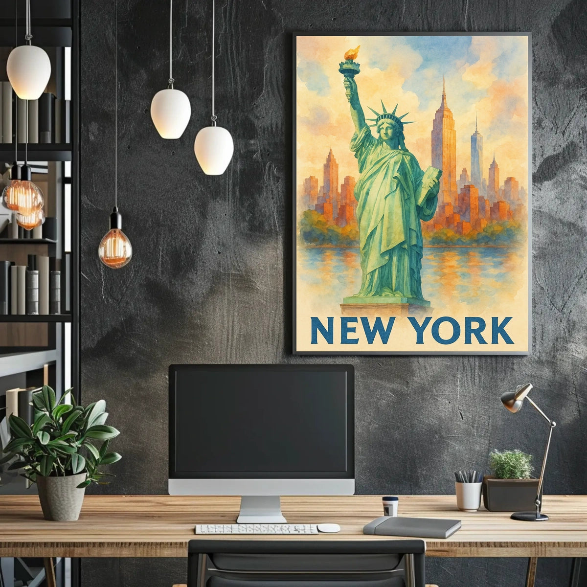 New York Cityscape Poster