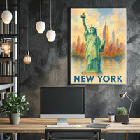 New York Cityscape Poster