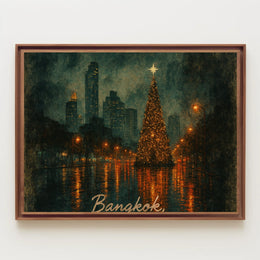 Bangkok Holiday Lights Poster
