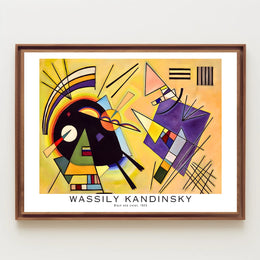 Wassily Kandinsky Black and Violet 1923 Poster